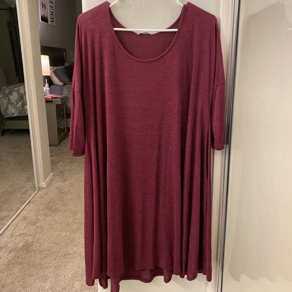 Quarter sleeve dress